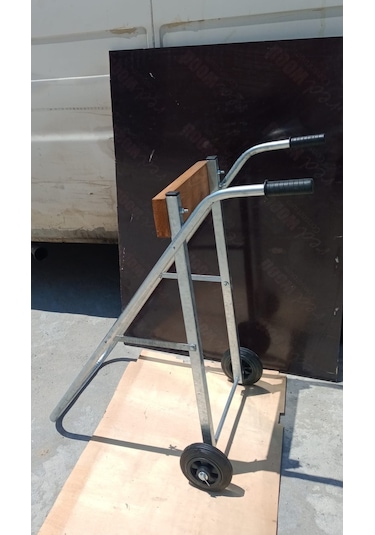 Deniz Motoru Taşıma Arabası (Galvaniz)