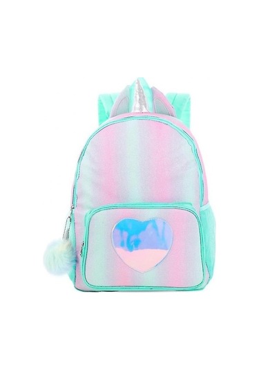 Sofirn Gökkuşağı Okul Çantası Kızlar Için, Unicorn Büyük Kapasiteli Çocuk Sırt Çantası L0v9qn Yeşil