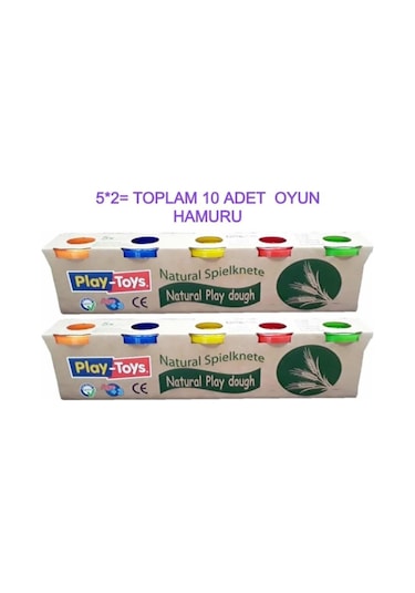 Play-toys Oyun Hamuru 10 Adet 10x100 Gr. Oyun Hamuru