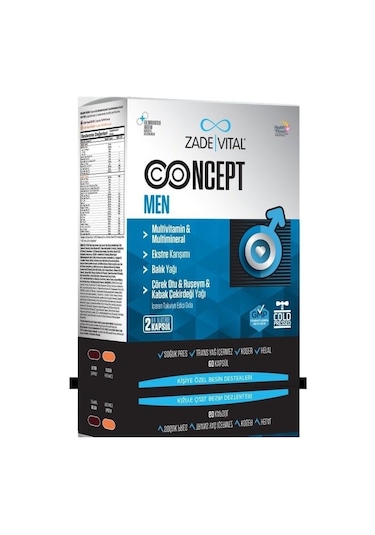 Zade Vital Concept Men 60 Kapsül
