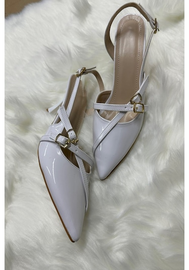 Günlük Kadın Sivri Burun Ayarlanabilir Kemer Detaylı 922-64 001