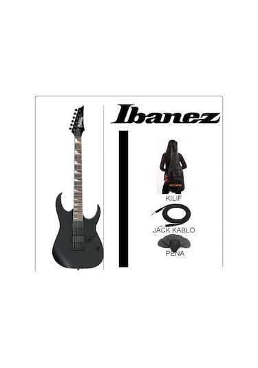 Ibanez Grg121Dx Bkf Gıo Serisi Siyah Flat Elektro Gitar