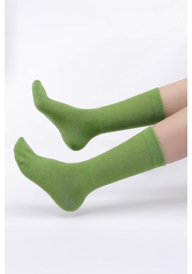 Mısırlı Kadın Gümüş Yeşil Soket Çorap M 78000 Y Yeşil