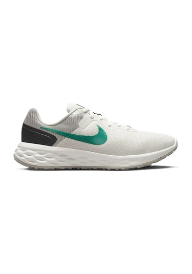 Nike Revolution 6 Running Nn Walk Shoes Yürüyüş Koşu Ayakkabısı Beyaz Yeşil Swoosh Krem - Yeşil