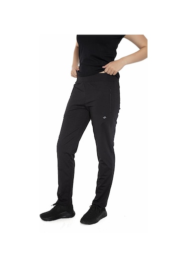Kadın Dalgıç Spor Pantolon Siyah