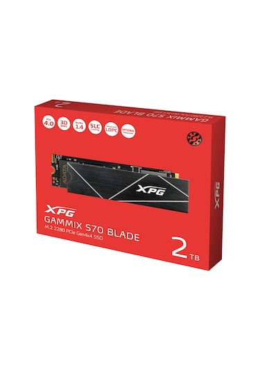 Adata XPG Gammix S70 Blade AGAMMIXS70B-2T-CS 2 TB 7400/6800 MB/S NVMe M.2 SSD