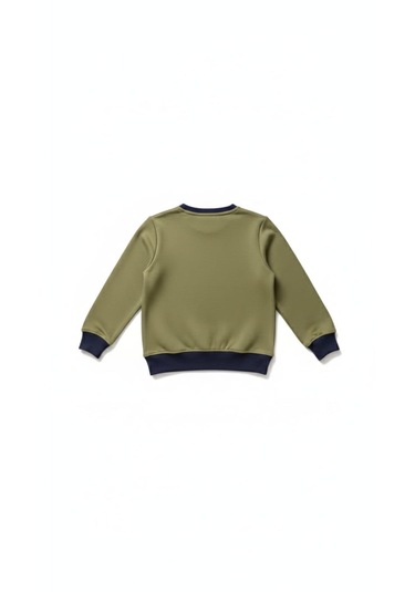 Coupon Çocuk Sweatshirt / Logo Baskılı Hardal