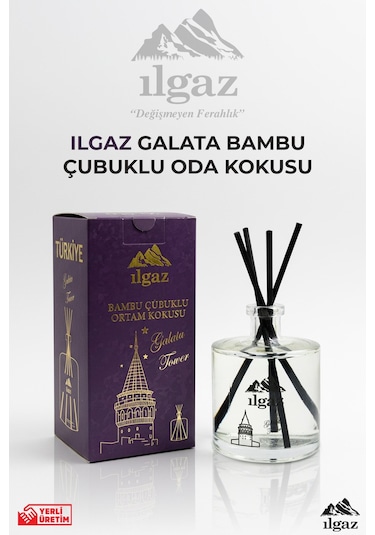 Galata Kulesi Bambu Çubuklu Oda Kokusu Türkiye Serisi Amber - Vanilya 500 ML