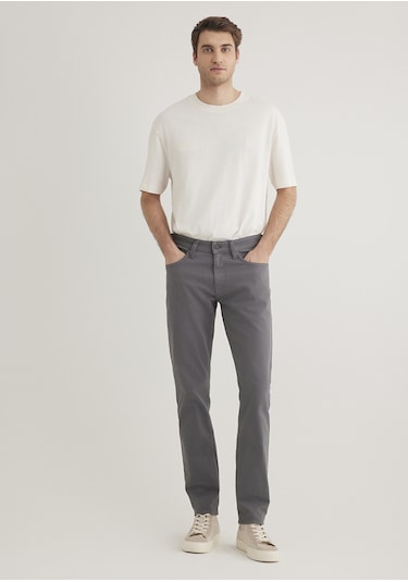 Mavi 0042286569 Jake Comfort Gabardin Erkek Pantolon Antrasit