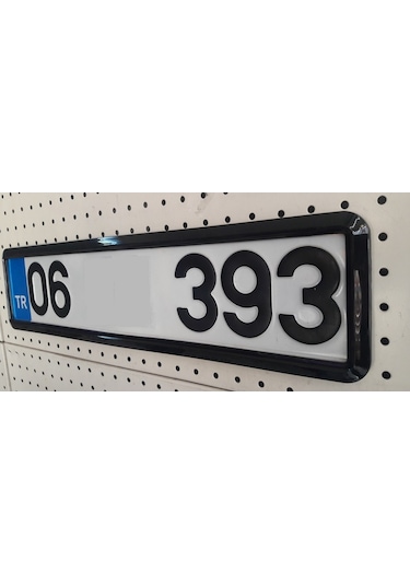 Piyano Black Plaka Kabı 2Adet Yeni Nesil Plakalık Kabı 298798043