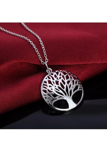 925ayar Gümüş Hayat Ağacı Kolye
