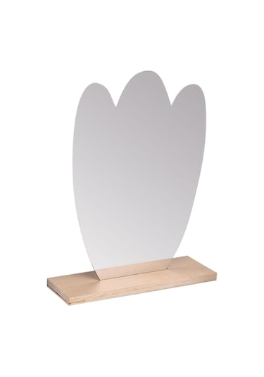 Suntek Düzensiz Estetik Akrilik Makyaj Aynası Çerçevesiz 19 Bej