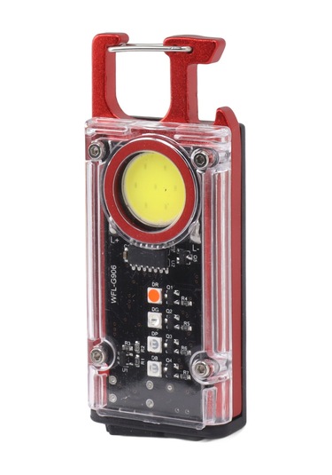 Kosona Cob Anahtar Zinciri İş Işığı 800 Lumens 8 Işık Modu Manyetik Usb Type-c Şarj Edilebilir Açıcı Ve Acil Işık Kırmızı Kırmızı