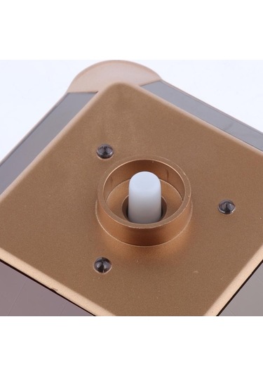 Trendooze Tabla Standı Mücevher Led Işık İçin Güneş Enerjili Ekran Döner Döner Altın Nk