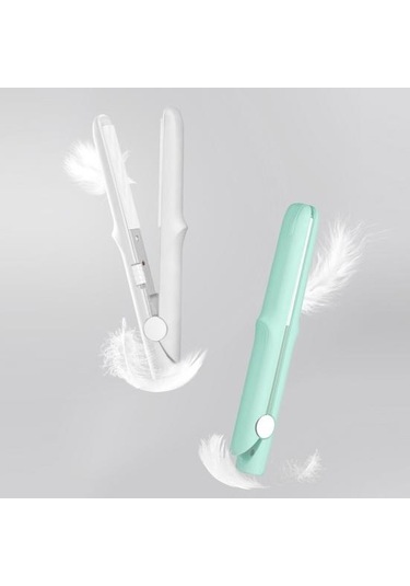 Beyaz Mini Bukle Makinesi Saç Düzleştirici Taşınabilir Çok Fonksiyonlu Seramik Hızlı Is Saç Bigudi Saç Şekillendirme Seti 56659649