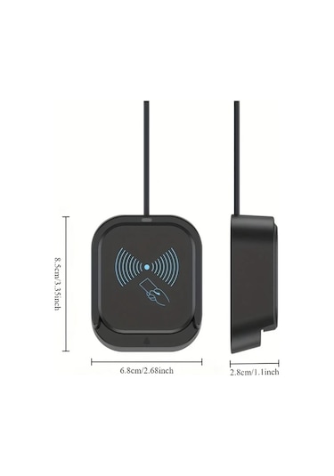 Elmpaly Usb 2.0 Akıllı Kart Okuyucu Ve Nfc İkili Siyah Ic Kart Okuyucu