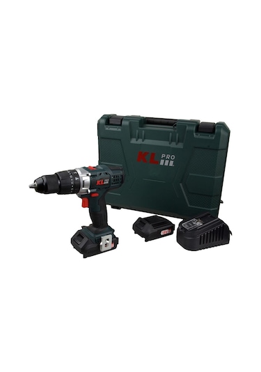 Klpro KLDM1820 18V 2.0 Ah Li-ion Çift Akülü Darbeli Matkap Vidalama
