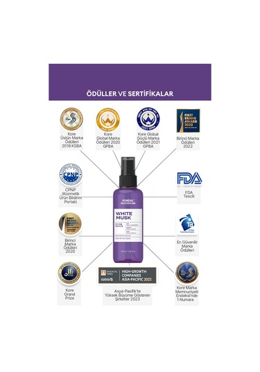 Kundal Rich Perfume Hair Mist White Musk 100 ML