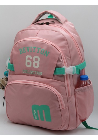 Bevitton Özel Su İtici Kumaş Pudra-yeşil Okul Çantası 34500