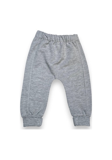 Fil Nakışlı Hırkalı Erkek Bebek Takım gri