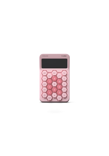 Truebo HoneyComb Pembe Renkli Hesap Makinesi