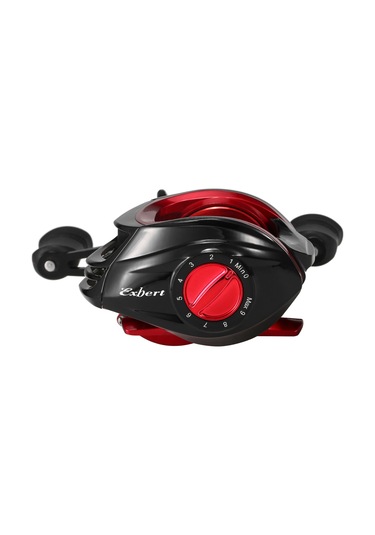 Xindoker Solak/sağ El Seçenekli 18+1 Piyano Rulosu 7.2:1 Diş Oranı Manyetik Fren 5 Kg Maksimum Sürtünme Baitcasting Makinesi Kırmızı-siyah