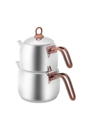 Karaca  Urban İndüksiyon Tabanlı Midi Çaydanlık Takımı Rosegold