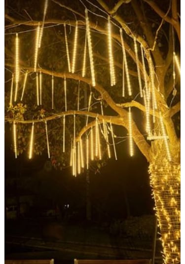 8 Tüp Gün Işığı Meteor Led Işık Yağmur Işıkları Eklenebilir IP65 Dış Mekan Dekoratif Yılbaşı Süsü Diğer