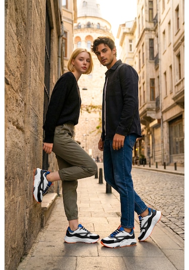 Dark Seer Ds E.mj1838 Sneaker 2025 Beyaz-mavi