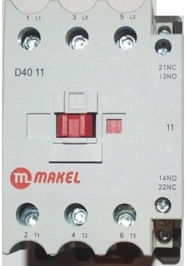 Makel 3p Knc1-4011 Ac Kontaktör 18.5kw 40a