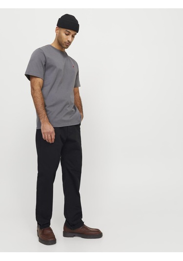 Jack & Jones Erkek Rdd 330 Relaxed Fit Jean - 12258856 Black Denim