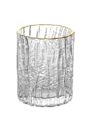 Japon Çekiç Ağacı Bark Desen Eski Moda Viski Kristal Likör Cam Viski Kupası Bira Tumbler Bardağı Eski Moda Cam Açık Mavi