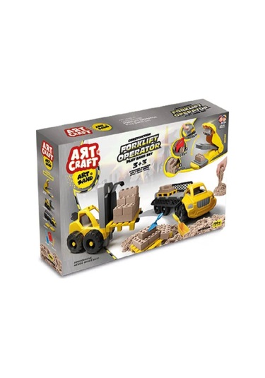 Forklift Operatör Kum Seti 750 Gr. - Art Craft Kinetik Kum Seti - Oyun Kumu - Art Sand Kumu Çok Renkli