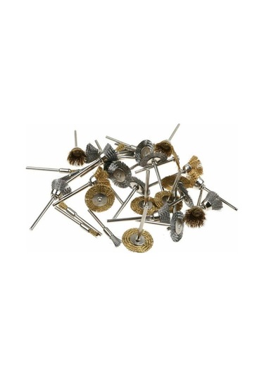 Pazly 36 Adet Paslanmaz Çelik Ve Bakır Tel Fırça Seti - Metal Cilalama Ve Taşlama Fırçalar