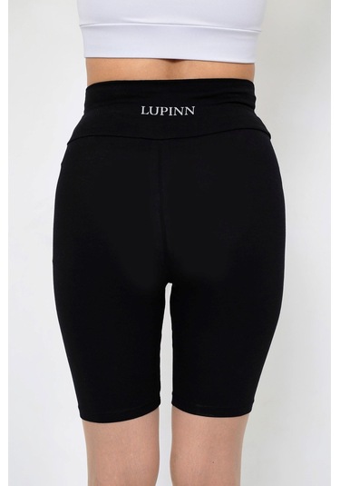 Kadın Lupinn Siyah Kısa Tayt , Bisikletçi Tayt 0966 SiYAH