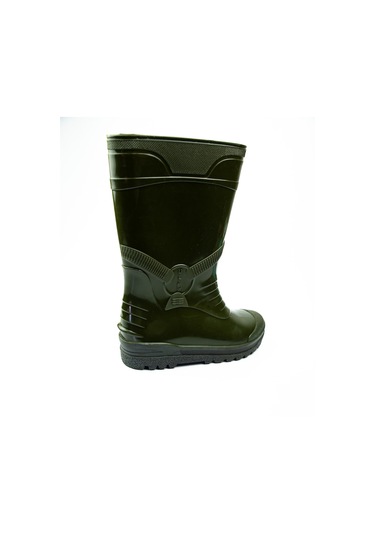 Babalı 2026 Doğan Yeşil Kısa Kadın İş Çizmesi 28 Cm Siyah