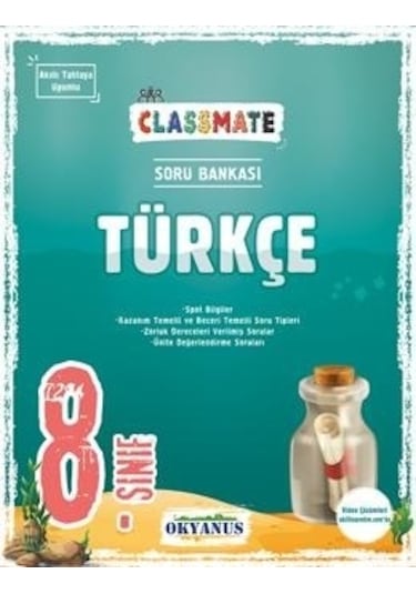 Okyanus 8.Sınıf Classmate Türkçe Soru Bankası (Yeni)