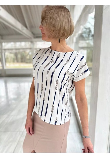 Nıka & Collectıon Ceket Altı Giyilebilen Kısa Kollu Bluz 221901284