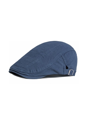 Jmsstore Erkek Klasik Düz Renk Kasket Şapka - Lacivert