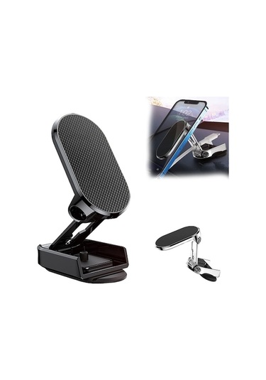 Yulong Ximistore9 360 Dönebilen Katlanır Manyetik Araç Telefon Siyah