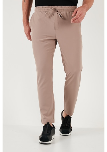 Buratti Streç Regular Fit Normal Bel Düz Paça Jogger Erkek Pantolon Cf25617801 Bej Buratti Streç Regular Fit Normal Bel Düz Paça Jogger Erkek Pantolon Cf25617801 Bej