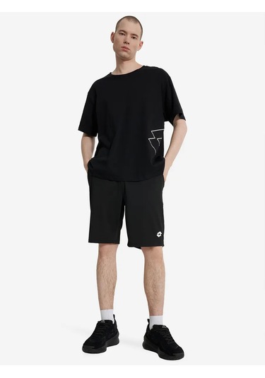 Lotto Erkek Oversize Tişört Lorenzo 363298473 Siyah