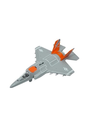 1:16 Maxx Wheels Sesli Ve Işıklı Jet Fighter - Turuncu