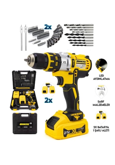 Branzeg BRZ510 10 MM Darbeli Çelik Mandren Vidalama Matkap