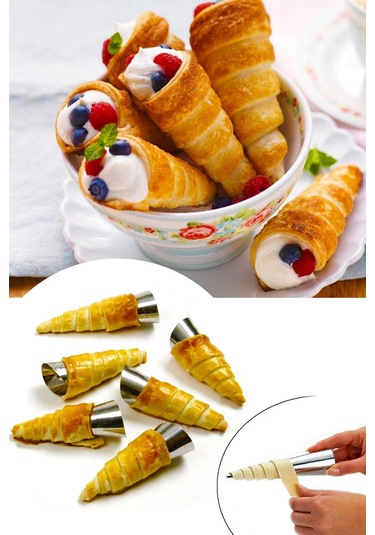 6'Lı Hamur Şekillendirici Korne Kalıbı Seti