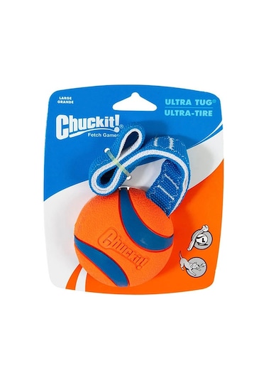 Chuckit Ultra Duo Tug Dayanıklı Çekiştirme Köpek Oyun Topu Büyük Boy 7,6 Cm 260-50007.01