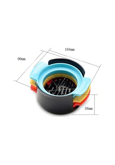 Pazly Cbtx 3'ü 1 Arada Yumurta Kesici Pratik Mutfak Aletleri Gümüş