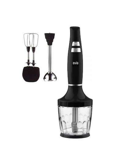 Evia Nora BY-4201 1500 W Sessiz Hız Ayarlı Doğra Karıştır Blender Seti