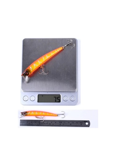 Fochsia 43 Parça Kaliteli Tuzlu Su Yem Seti Yüksek Karbon Çelik Sesli Kancalar İle Alabalık Crank Ve Popper Çeşitli Deniz Balıkçılığı İçin