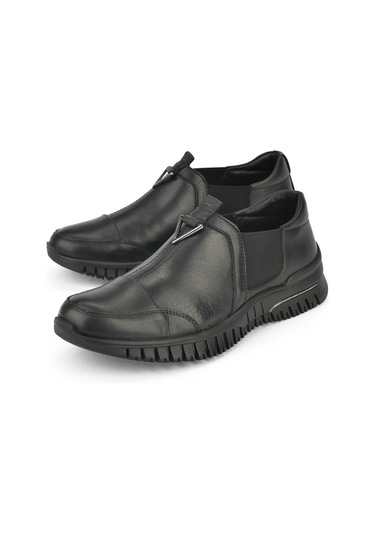 Ziya, Kadın Hakiki Deri Konfor Ayakkabı 15355z2888 Siyah 14355z2888 000 Siyah